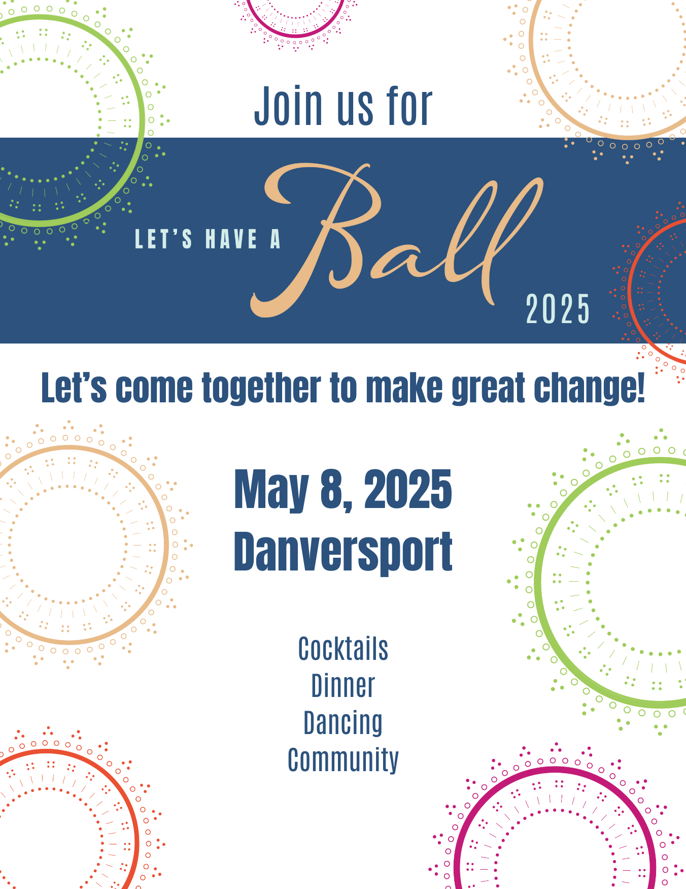 Let's Have a Ball Sponsor Levels 2025